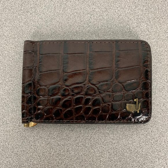 Masters Martin Dingman Alligator Card Holder Card Case ID Window Money Clip - Picture 12 of 15